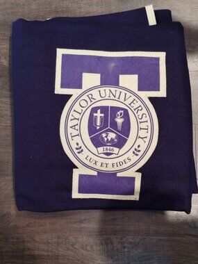 Vintage Taylor University Wool Stadium Blanket 60X72